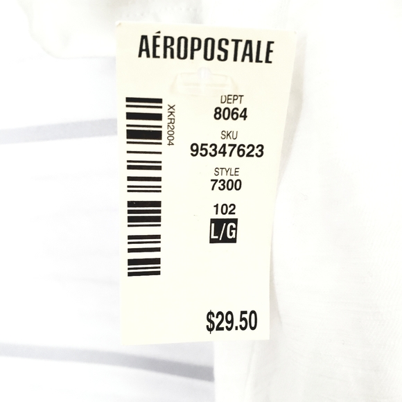 Aeropostale T-Shirt cropped style top with sun and moon graphic, Size Large - Picture 3 of 4